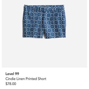 Level 99 - Stitchfix Pronted Shorts Size 31